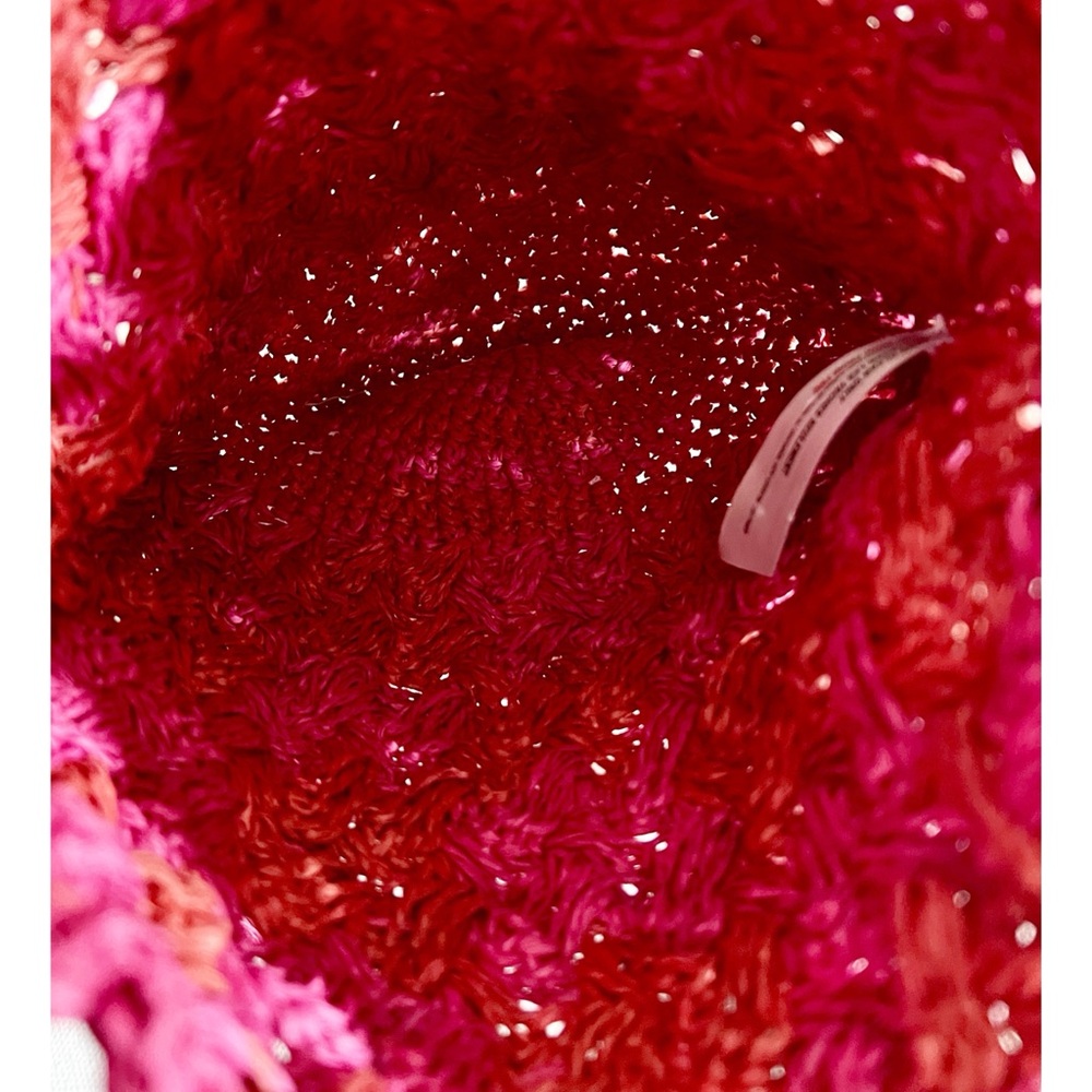 UrbanOutfitters UO fuschia and orange Bermuda bucket crossbody bag - Picture 9 of 11